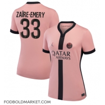 Paris Saint-Germain Warren Zaire-Emery #33 Tredjetrøje Dame 2024-25 Kortærmet