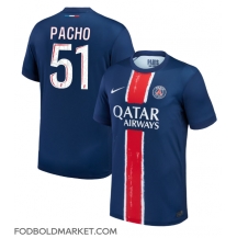 Paris Saint-Germain Willian Pacho #51 Hjemmebanetrøje 2024-25 Kortærmet