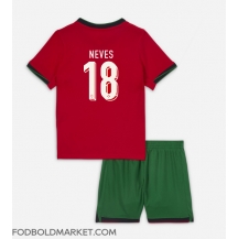 Portugal Ruben Neves #18 Hjemmebanetrøje Børn EM 2024 Kortærmet (+ Korte bukser)