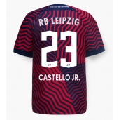 RB Leipzig Castello Lukeba #23 Udebanetrøje 2023-24 Kortærmet