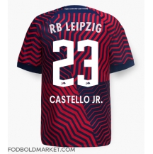 RB Leipzig Castello Lukeba #23 Udebanetrøje 2023-24 Kortærmet