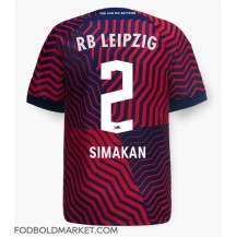 RB Leipzig Mohamed Simakan #2 Udebanetrøje 2023-24 Kortærmet