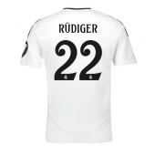 Real Madrid Antonio Rudiger #22 Hjemmebanetrøje 2024-25 Kortærmet