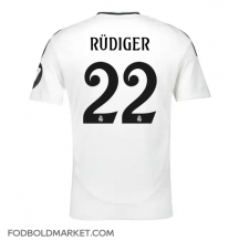 Real Madrid Antonio Rudiger #22 Hjemmebanetrøje 2024-25 Kortærmet