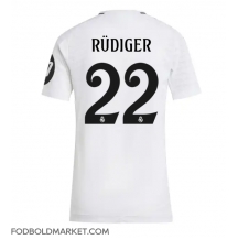 Real Madrid Antonio Rudiger #22 Hjemmebanetrøje Dame 2024-25 Kortærmet