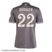 Real Madrid Antonio Rudiger #22 Tredjetrøje 2024-25 Kortærmet