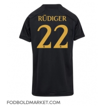 Real Madrid Antonio Rudiger #22 Tredjetrøje Dame 2023-24 Kortærmet