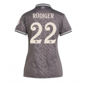 Real Madrid Antonio Rudiger #22 Tredjetrøje Dame 2024-25 Kortærmet