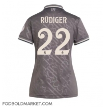 Real Madrid Antonio Rudiger #22 Tredjetrøje Dame 2024-25 Kortærmet