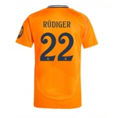 Real Madrid Antonio Rudiger #22 Udebanetrøje 2024-25 Kortærmet