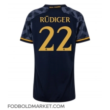 Real Madrid Antonio Rudiger #22 Udebanetrøje Dame 2023-24 Kortærmet