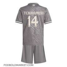 Real Madrid Aurelien Tchouameni #14 Tredjetrøje Børn 2024-25 Kortærmet (+ Korte bukser)