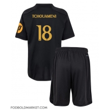 Real Madrid Aurelien Tchouameni #18 Tredjetrøje Børn 2023-24 Kortærmet (+ Korte bukser)