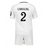 Real Madrid Daniel Carvajal #2 Hjemmebanetrøje Børn 2024-25 Kortærmet (+ Korte bukser)