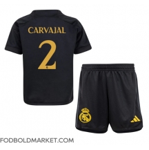 Real Madrid Daniel Carvajal #2 Tredjetrøje Børn 2023-24 Kortærmet (+ Korte bukser)