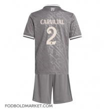 Real Madrid Daniel Carvajal #2 Tredjetrøje Børn 2024-25 Kortærmet (+ Korte bukser)