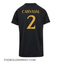 Real Madrid Daniel Carvajal #2 Tredjetrøje Dame 2023-24 Kortærmet