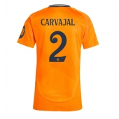 Real Madrid Daniel Carvajal #2 Udebanetrøje Dame 2024-25 Kortærmet