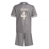 Real Madrid David Alaba #4 Tredjetrøje Børn 2024-25 Kortærmet (+ Korte bukser)