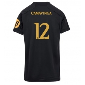 Real Madrid Eduardo Camavinga #12 Tredjetrøje Dame 2023-24 Kortærmet