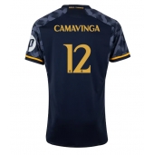 Real Madrid Eduardo Camavinga #12 Udebanetrøje 2023-24 Kortærmet