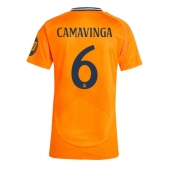 Real Madrid Eduardo Camavinga #6 Udebanetrøje Dame 2024-25 Kortærmet