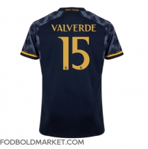 Real Madrid Federico Valverde #15 Udebanetrøje 2023-24 Kortærmet