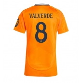 Real Madrid Federico Valverde #8 Udebanetrøje Dame 2024-25 Kortærmet