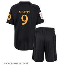 Real Madrid Kylian Mbappe #9 Tredjetrøje Børn 2023-24 Kortærmet (+ Korte bukser)