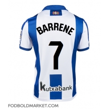 Real Sociedad Ander Barrenetxea #7 Hjemmebanetrøje 2024-25 Kortærmet