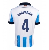 Real Sociedad Martin Zubimendi #4 Hjemmebanetrøje 2023-24 Kortærmet