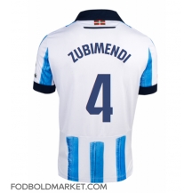 Real Sociedad Martin Zubimendi #4 Hjemmebanetrøje 2023-24 Kortærmet