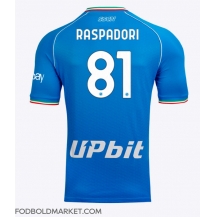 SSC Napoli Giacomo Raspadori #81 Hjemmebanetrøje 2023-24 Kortærmet