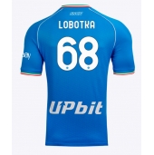 SSC Napoli Stanislav Lobotka #68 Hjemmebanetrøje 2023-24 Kortærmet