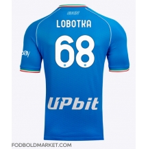 SSC Napoli Stanislav Lobotka #68 Hjemmebanetrøje 2023-24 Kortærmet