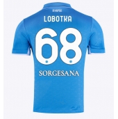 SSC Napoli Stanislav Lobotka #68 Hjemmebanetrøje 2024-25 Kortærmet