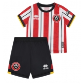 Sheffield United Hjemmebanetrøje Børn 2024-25 Kortærmet (+ Korte bukser)