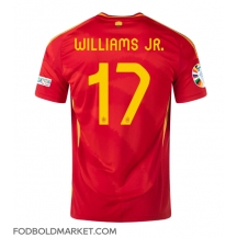 Spanien Nico Williams #17 Hjemmebanetrøje EM 2024 Kortærmet