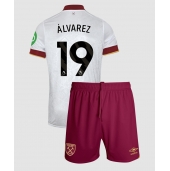 West Ham United Edson Alvarez #19 Tredjetrøje Børn 2024-25 Kortærmet (+ Korte bukser)