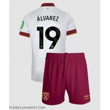 West Ham United Edson Alvarez #19 Tredjetrøje Børn 2024-25 Kortærmet (+ Korte bukser)