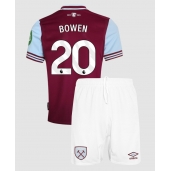 West Ham United Jarrod Bowen #20 Hjemmebanetrøje Børn 2024-25 Kortærmet (+ Korte bukser)