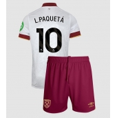 West Ham United Lucas Paqueta #10 Tredjetrøje Børn 2024-25 Kortærmet (+ Korte bukser)