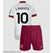 West Ham United Lucas Paqueta #10 Tredjetrøje Børn 2024-25 Kortærmet (+ Korte bukser)