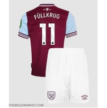 West Ham United Niclas Fullkrug #11 Hjemmebanetrøje Børn 2024-25 Kortærmet (+ Korte bukser)