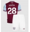 West Ham United Tomas Soucek #28 Hjemmebanetrøje Børn 2024-25 Kortærmet (+ Korte bukser)